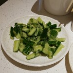 海底撈火鍋 - きゅうりとニンニク混ぜ