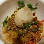 海底撈火鍋 - 魚卵入り魚肉団子