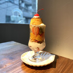 カフェ バー リップ - ・こだわりLIPのプリンパフェ 1,200円/税込