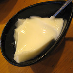 川菜館 - セットのデザート、本日は杏仁豆腐です。