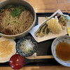 Teuchi Soba Jusen - かけそば大盛り、イカ天、ナス天、舞茸天