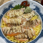 海鮮丼・天ぷら 博多 喜水丸  - サーモンマヨチーズ丼