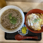 都そば - カツ丼定食