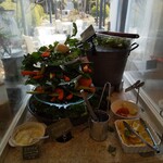 たまご専門店 TAMAGOYA ベーカリーカフェ - モーニングビュッフェのサラダ