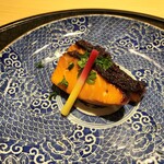 新ばし 星野 - サクラマスの漬け焼き