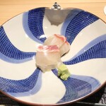 新ばし 星野 - (お造り）明石の鯛