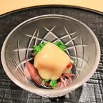 新ばし 星野 - ホタルイカ、車海老、菜の花、うるい