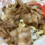 栄水 - ミニ生姜焼き丼