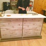 スープとカレー ボンジョルネ - こんな風におっ⁈今日のアミューズはちょっと違うぞとか分かります。