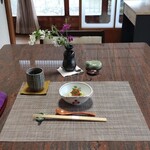 閑祥庵 禅紫 - 新玉葱の豆腐