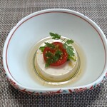 閑祥庵 禅紫 - 新玉葱の豆腐