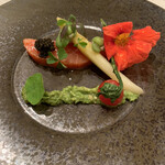 キュイエット - オードブル一品目のマス