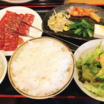 焼肉商店 そら - 「ハラミ定食」￥1,100