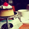 OLIVE COFFEE - 喫茶店のプリン(￥500)、ブレンドコーヒー(￥450)。
                プリンの存在感！