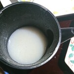 十割手打 そば処 百百百百 - 蕎麦湯