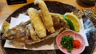 Okuni - 鰈の唐揚げ