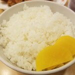 天下一品 - ご飯。