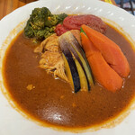 スープカレー　カムイ - チキン野菜カレー(4辛)1089円＋110円(辛さ追加)
