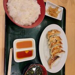 東京餃子食堂 - 焼餃子定食6ケ