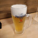 うまいサケうまいアテ サツマヤ - 生ビール