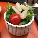 天ぷら小泉 たかの - らっきょうのサラダ