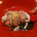 祇園 大渡 - 白魚の桜蒸し