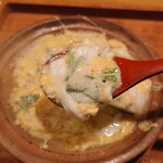 祇園 大渡 - のれそれの卵とじ