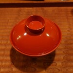 祇園 大渡 - 一寸豆を生姜出汁で