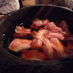 石頭楼 - 肉投入