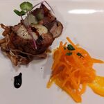 ビストロ ラ ポーレ - 前菜 豚バラ肉のキャラメリゼ