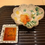 蓬左茶寮 - 日本の赤貝、鯛