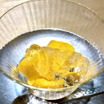 礒田 - デコポンには白ワインジュレを　満足です♫