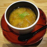 Hyouki - 進肴（湯葉玉地蒸しフカヒレ餡かけ）