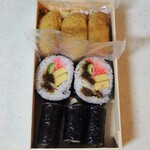 Kanda Shinoda Sushi - 太巻詰合せ：太巻き、稲荷寿司、海苔巻