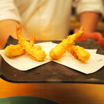 鮨おにかい＋1 - 海老天海苔巻き