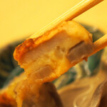 鮨おにかい＋1 - 帆立しんじょ蓮根はさみ揚げ