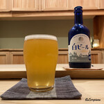 御料理 寺沢 - ユキノチカラ白ビール