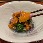 御料理 寺沢 - 北方四島産のバフン海胆