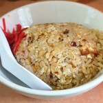 雨風本舗 - 半チャーハン (税込み250円)  パラパラとしっとりの間くらいでメチャ旨～♪