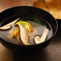 日本料理 晴山 - 上海蟹の真丈と松茸のお椀