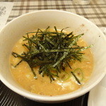 山形屋西洋酒場 - つけ麺のつけだれを利用した雑炊（150円）