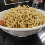 自家製麺 結び  - 油そばまぜまぜ後