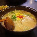 なべらーめん たぬき亭 本店 - とんこつラーメン ※サービス麺増量1.5倍