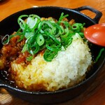 天下一品 - 旨味麻婆ホルモン丼！