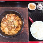 鞠家 麻婆豆福店 - 麻婆豆福セット①
