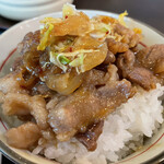 おおはし - 二杯目のおかわりは焼肉丼に。
