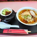 亀福食堂 - 2022年4月　ラーメンライス（880円）