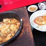 鞠家 麻婆豆福店 - 麻婆豆福セット①