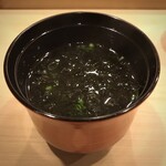鮨 大門 - 味噌汁