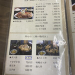 角屋食堂 - メニュー